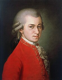 W.A Mozart Portrait de Mozart peint par Barbara Krafft en 1819